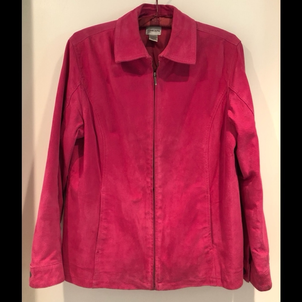 Chico’s Suede Jacket - size 1